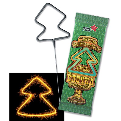 Елочка Бенгальские огни фигурные купить в Кандалакше | kandalaksha.salutsklad.ru