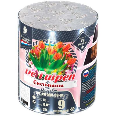 Тюльпаны Батарея салютов купить в Кандалакше | kandalaksha.salutsklad.ru