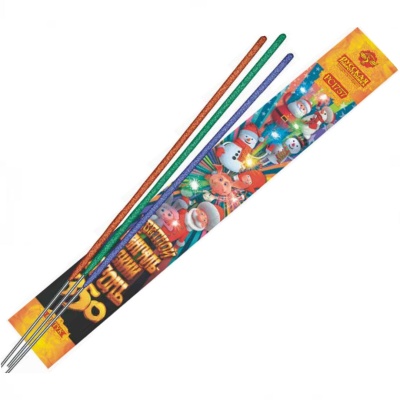 Цветной 350 мм. Бенгальские огни купить в Кандалакше | kandalaksha.salutsklad.ru