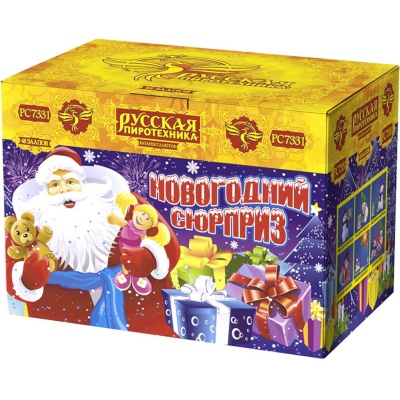Новогодний сюрприз New Батарея салютов купить в Кандалакше | kandalaksha.salutsklad.ru
