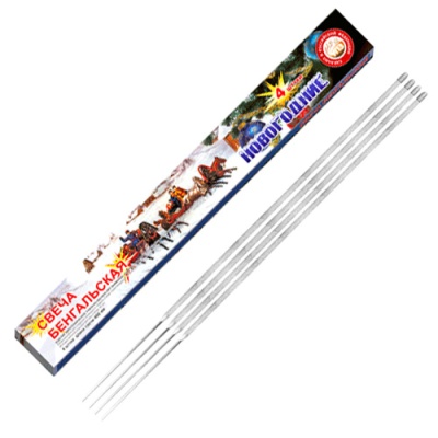 Новогодние 400-4 мм. Бенгальские огни купить в Кандалакше | kandalaksha.salutsklad.ru