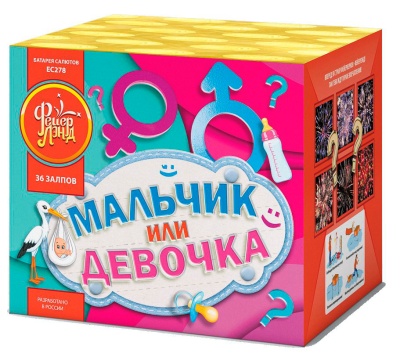 Мальчик или девочка М Фейерверк купить в Кандалакше | kandalaksha.salutsklad.ru